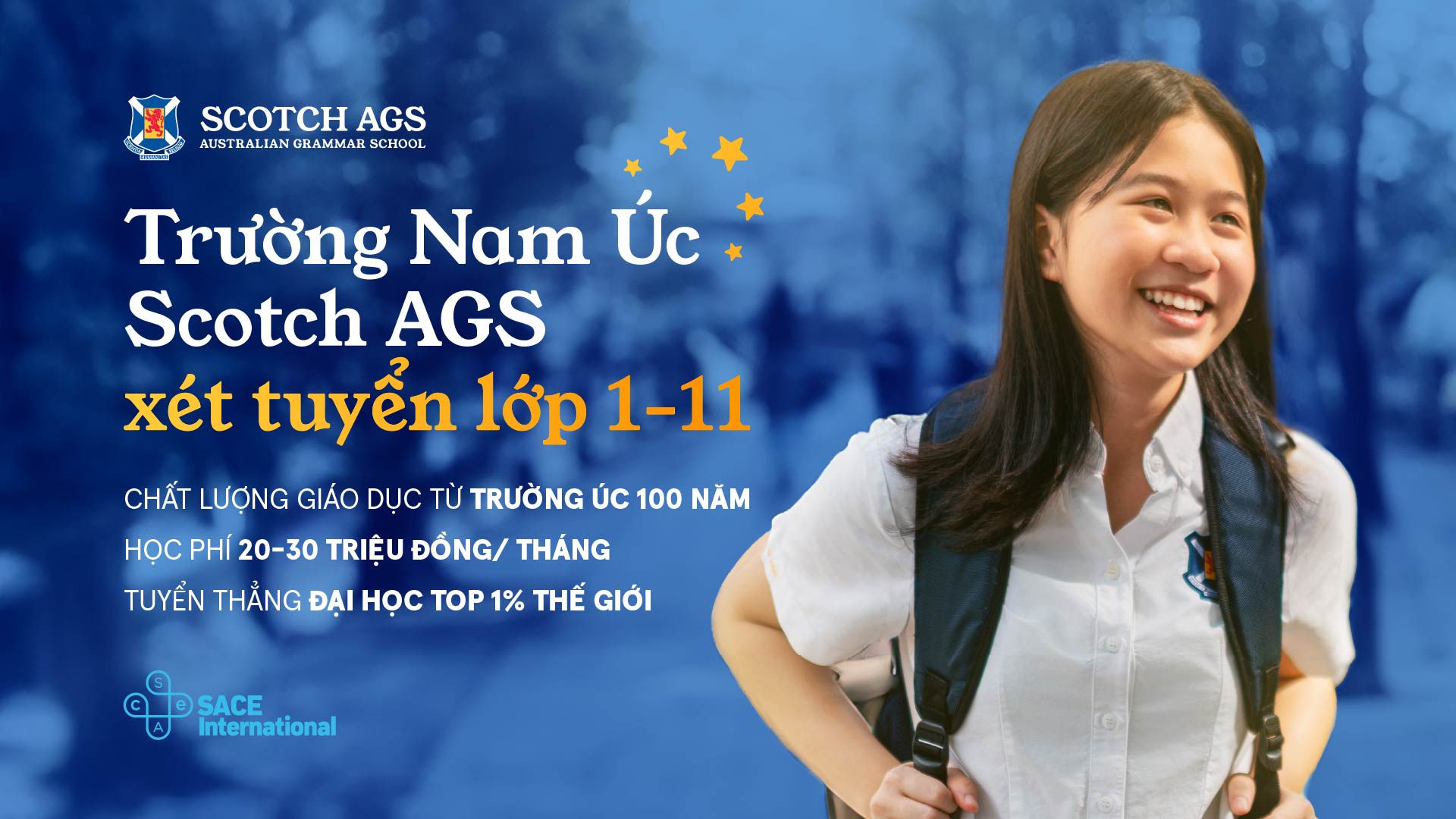 Nam Úc Scotch AGS tuyển sinh năm học 2025-2026