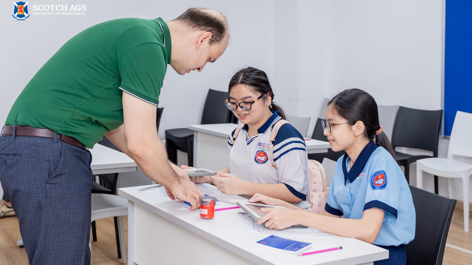 Tiết học công nghệ kỹ thuật số tại Scotch AGS. 