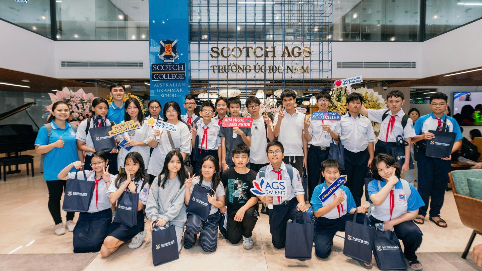 Học sinh tham gia Open Day tại Trường Nam Úc Scotch AGS. 