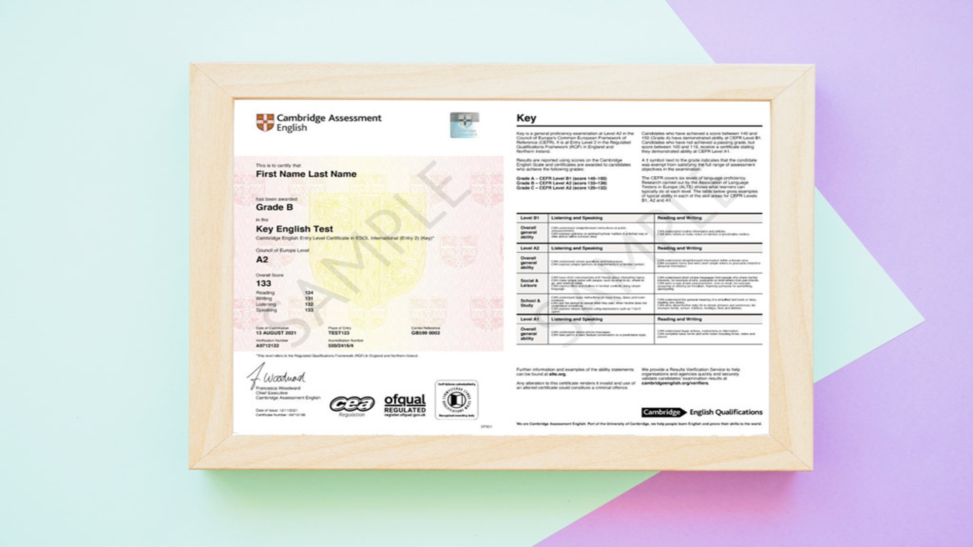 chứng chỉ ket chứng chỉ ket