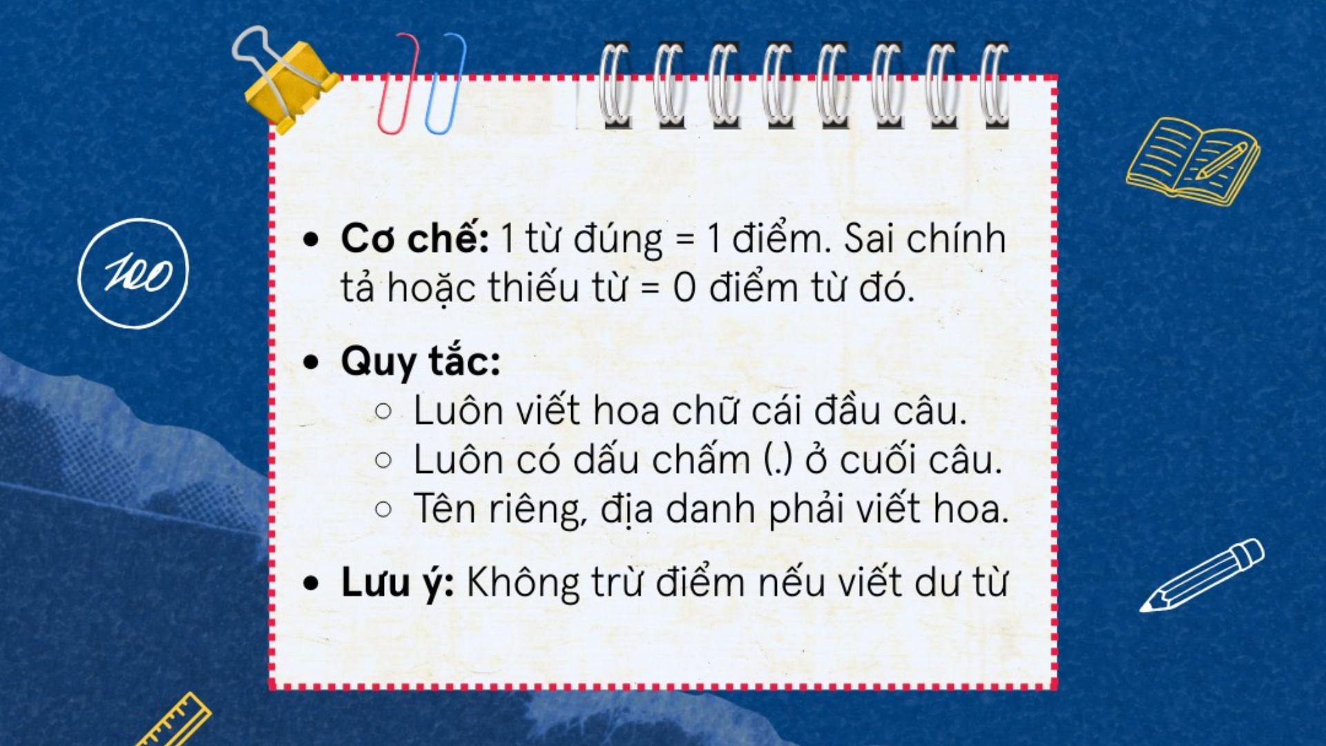 Cách tính điểm PTE