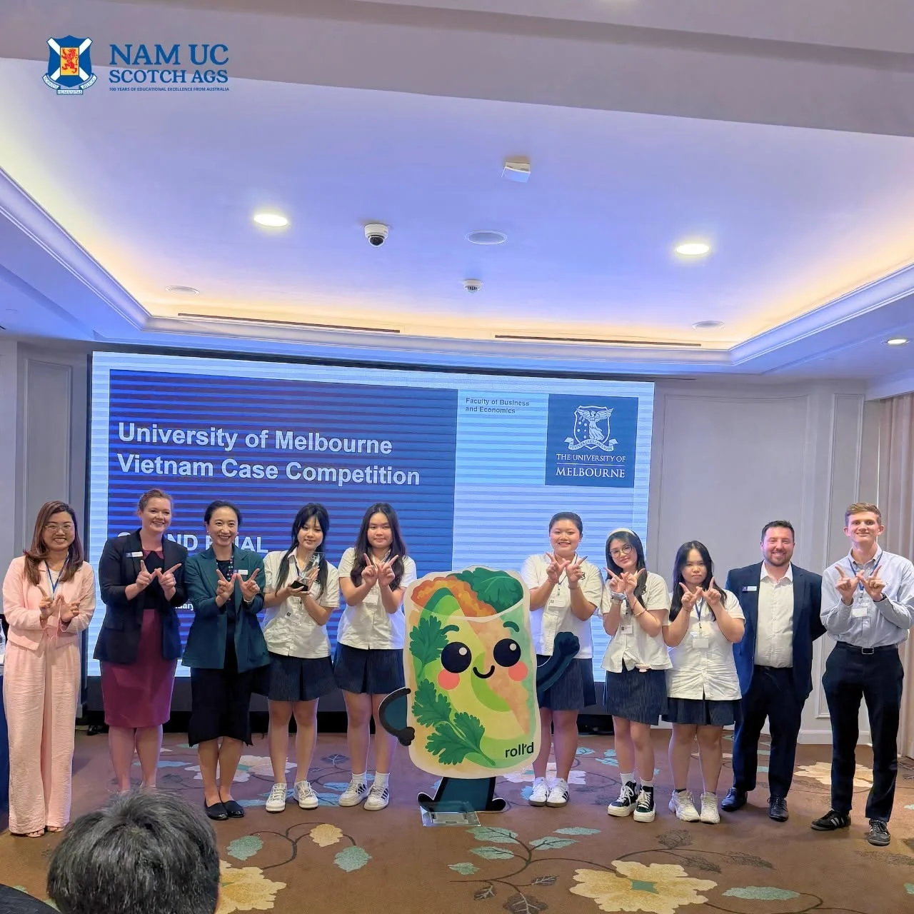 Dự án kinh doanh ứng dụng AI của học sinh Nam Úc Scotch AGS đạt giải cao tại cuộc thi của Đại học Melbourne 2025